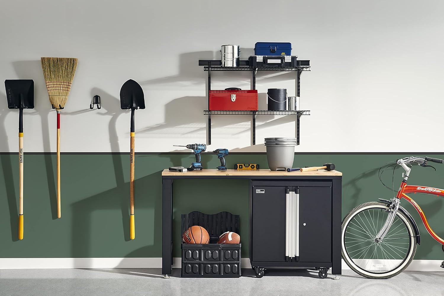 imageClosetMaid ProGarage 10848 12 Quart Utility Storage Tote Container Black