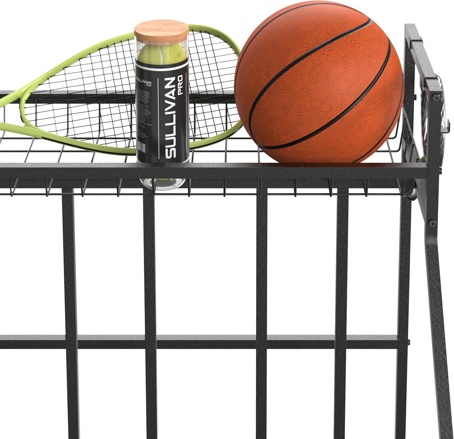 imageClosetMaid ProGarage Bike Stand Rack with Storage Shelf and 4 Hooks for 3 Bicycles Adult or Kids Black