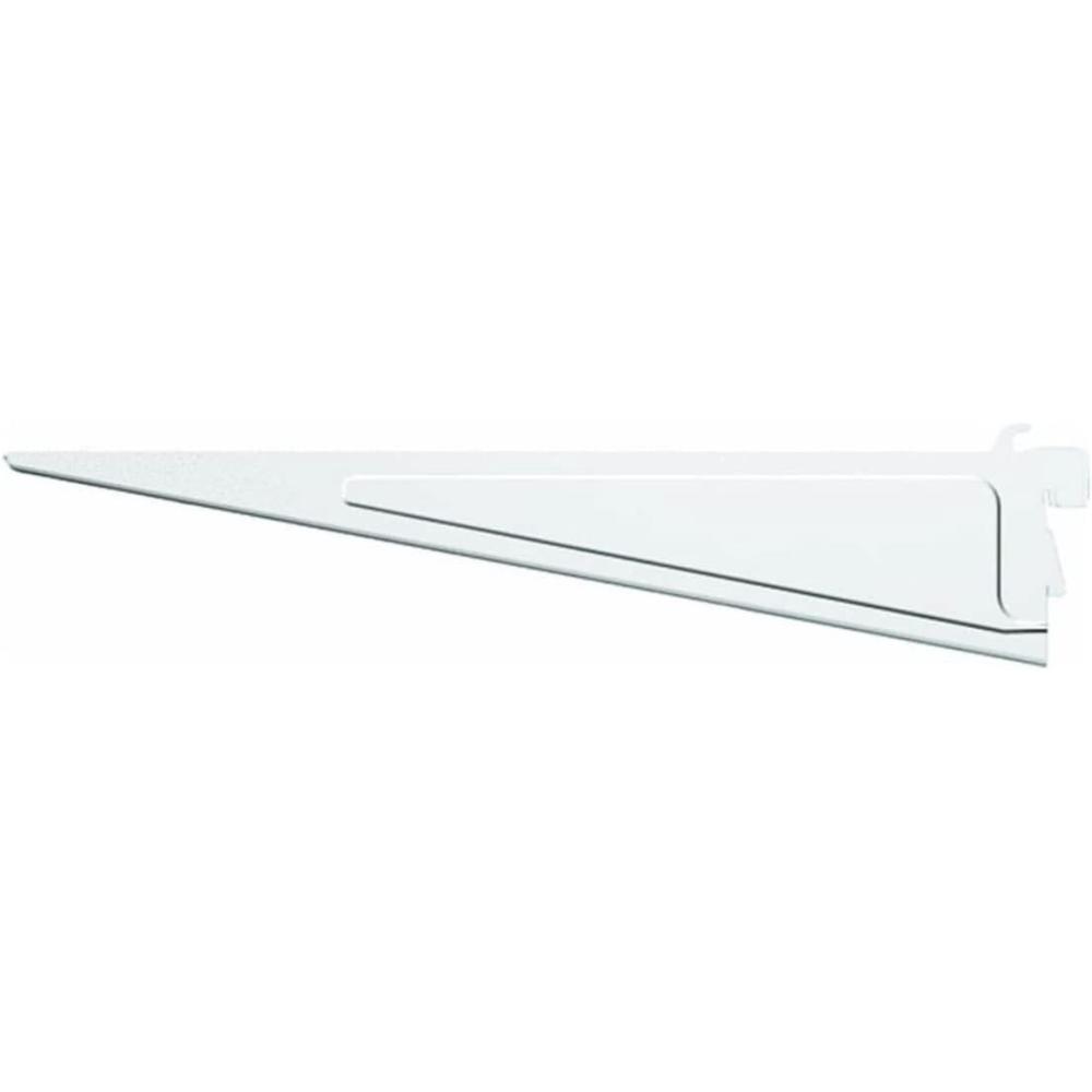 imageClosetMaid 2853 ShelfTrack 12Inch Locking Shelf Bracket White Quantity 6