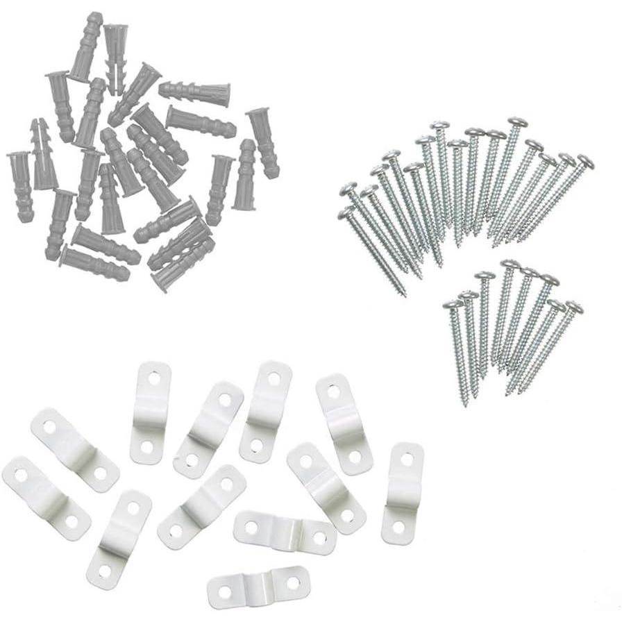 imageClosetMaid 7561 Shelf Clips for Concrete Installation 12Pack  White