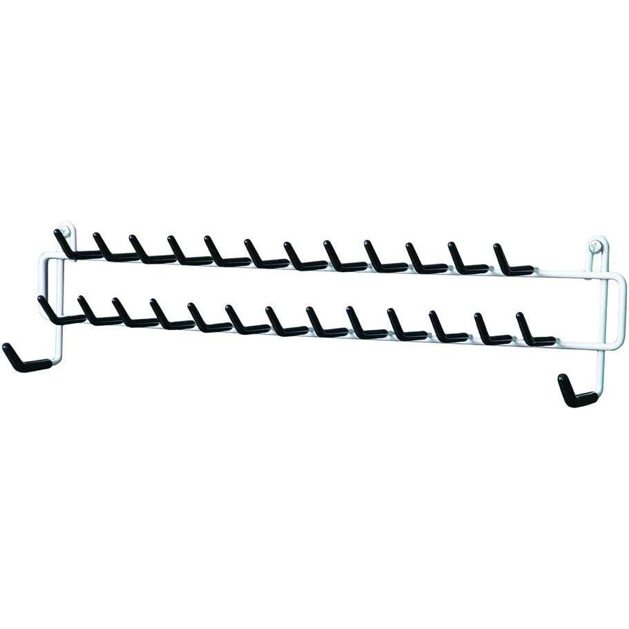 imageClosetMaid Epoxy coated steel 8051 Tie and Belt Rack White 3535