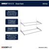 ClosetMaid 28440 ShelfTrack Expandable Shoe Rack, 24″ x 42″, White(White)