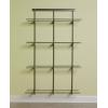 ClosetMaid 2845 ShelfTrack 4ft. Pantry Organizer Kit, White(Nickel)