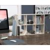 ClosetMaid 5430 Mini 6-Cube Desktop or Wall Mount Organizer, Bleached Walnut(Bleached Walnut)