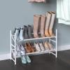 ClosetMaid 8111 Stack and Expand Shoe Rack, White