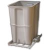ClosetMaid 3103 Pull Out Trash Bin, 24-Quart, White