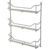 ClosetMaid 32103 Premium Three Shelf Spice Rack, Platinum