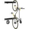 ClosetMaid ProGarage 4 Bike Storage Rack Rails Set, Helmet and Utility Hooks, Heavy Duty Wall Mount, Black(Bike Rack)