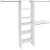 ClosetMaid SuiteSymphony Closet Organizer with Shelves, 25-Inch-Pure White