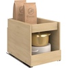 ClosetMaid Provisions Two-Tier Pullout Cabinet Organizer, Soft Close, 21.46″ D x 14.69″ W, Natural Oak(Natural Oak)