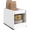 ClosetMaid Provisions Two-Tier Pullout Cabinet Organizer, Soft Close, 21.46″ D x 14.69″ W, Natural Oak(White)