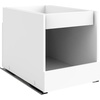 ClosetMaid Provisions Two-Tier Pullout Cabinet Organizer, Soft Close, 21.46″ D x 14.69″ W, Natural Oak(White)