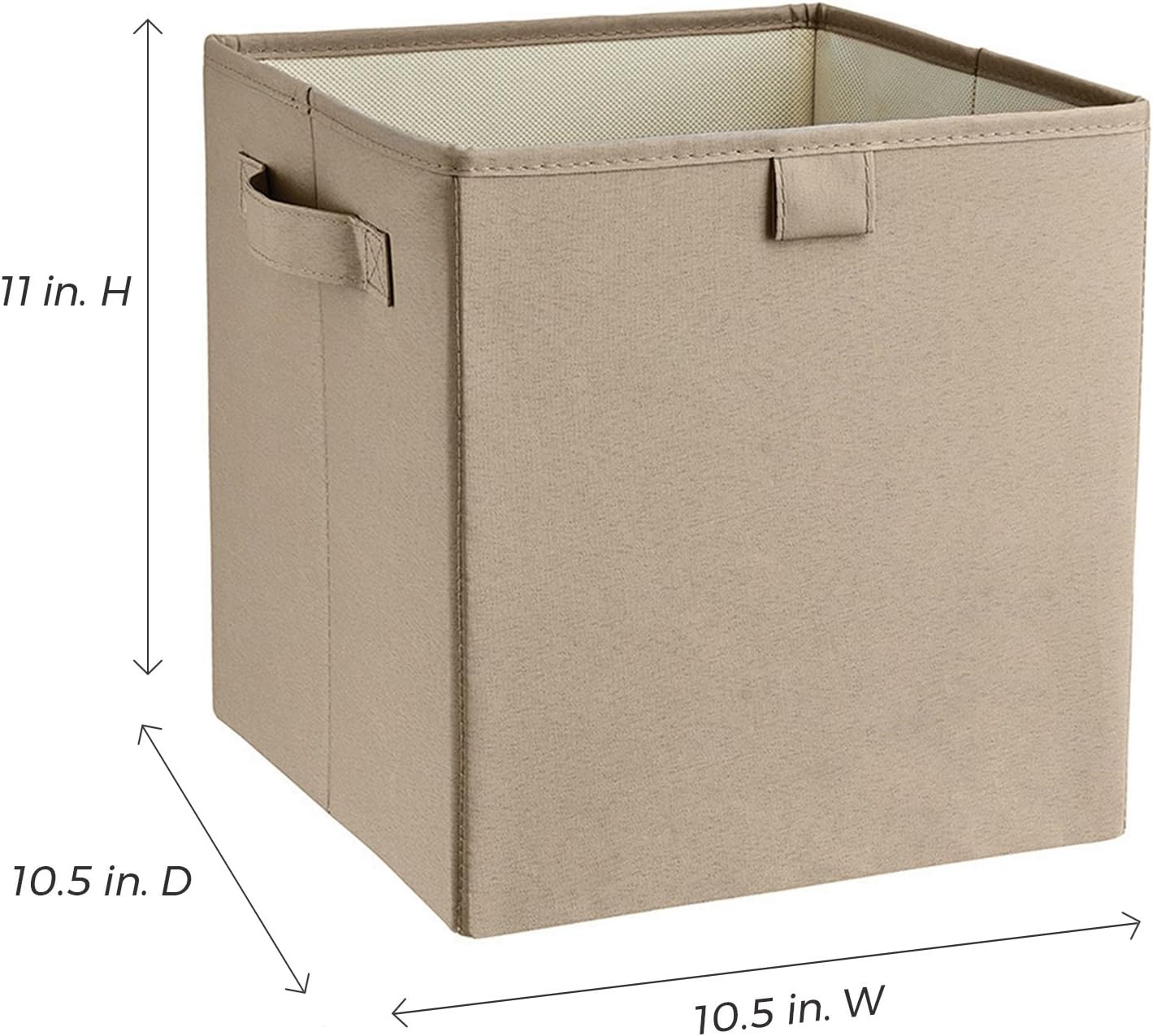 image:imageClosetMaid 16084 Premium 2H ampLe Storage Bin RedGray Stone