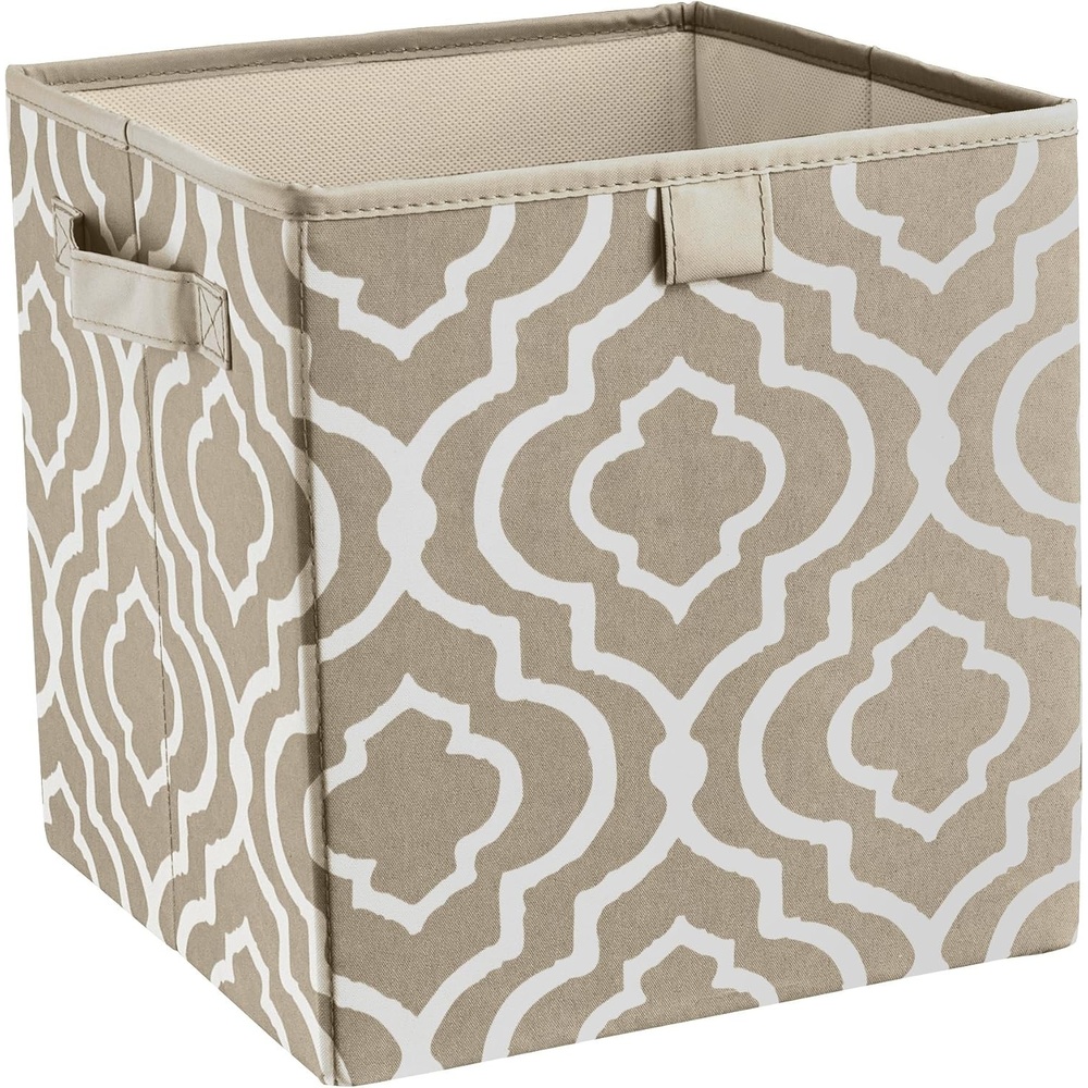 image:imageClosetMaid 16084 Premium 2H ampLe Storage Bin RedGraystone Print