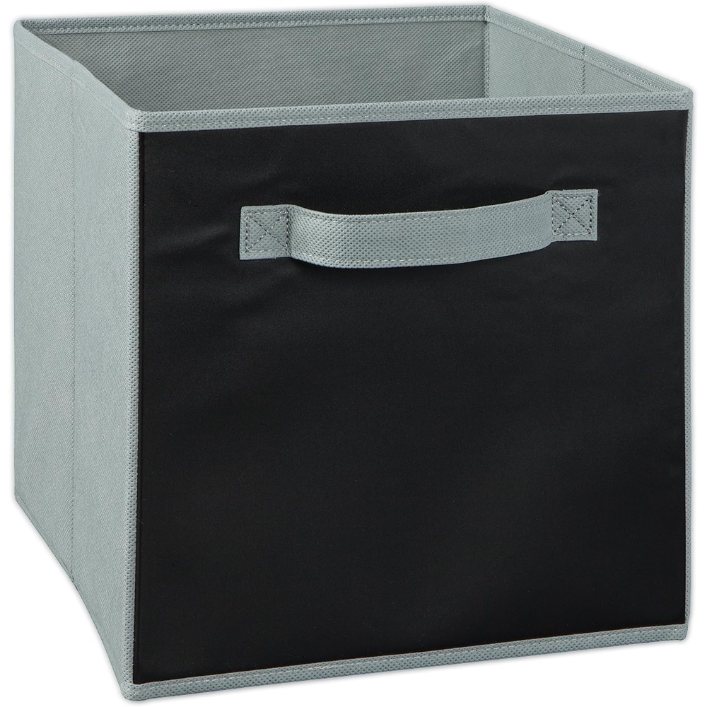 image:imageClosetMaid 58701 Cubeicals Fabric Drawer Hunter GreenGray Chalkboard