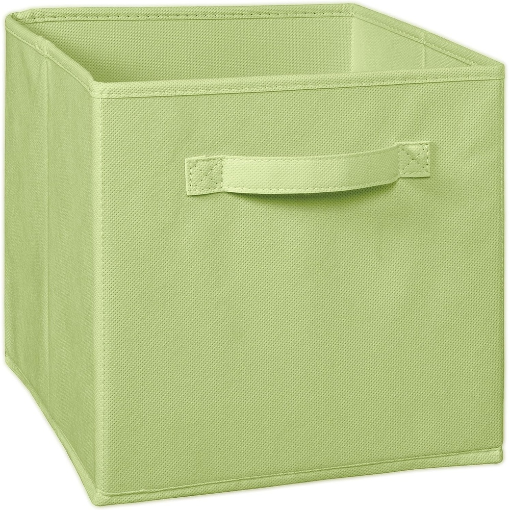 image:imageClosetMaid 58701 Cubeicals Fabric Drawer Hunter GreenNatural Damask