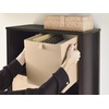 ClosetMaid 16084 Premium 2-H &Le Storage Bin, Red(French Vanilla)