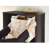 ClosetMaid 16084 Premium 2-H &Le Storage Bin, Red(French Vanilla Print)