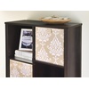 ClosetMaid 16084 Premium 2-H &Le Storage Bin, Red(French Vanilla Print)