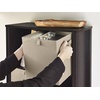 ClosetMaid 16084 Premium 2-H &Le Storage Bin, Red(Gray Stone)