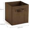 ClosetMaid 58701 Cubeicals Fabric Drawer, Hunter Green(Dark Brown)