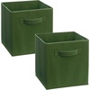 ClosetMaid 58701 Cubeicals Fabric Drawer, Hunter Green(Dark Green)