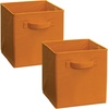 ClosetMaid 58701 Cubeicals Fabric Drawer, Hunter Green(Fiesta Orange)