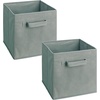 ClosetMaid 58701 Cubeicals Fabric Drawer, Hunter Green(Gray)