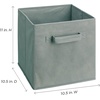 ClosetMaid 58701 Cubeicals Fabric Drawer, Hunter Green(Gray)