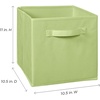 ClosetMaid 58701 Cubeicals Fabric Drawer, Hunter Green(Natural Damask)