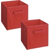 ClosetMaid 58701 Cubeicals Fabric Drawer, Hunter Green(Red)