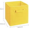 ClosetMaid 58701 Cubeicals Fabric Drawer, Hunter Green(Yellow)