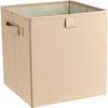 ClosetMaid 16084 Premium 2-H &Le Storage Bin, Red(French Vanilla)