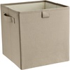ClosetMaid 16084 Premium 2-H &Le Storage Bin, Red(Gray Stone)