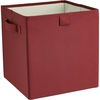ClosetMaid 16084 Premium 2-H &Le Storage Bin, Red(Red)
