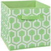 ClosetMaid 1843 Cubeicals Fabric Drawer, Green Hexagon(Green Hexagon)