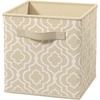 ClosetMaid 1843 Cubeicals Fabric Drawer, Green Hexagon(Iron Gate Natural)