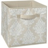 ClosetMaid 1843 Cubeicals Fabric Drawer, Green Hexagon(Natural Damask)