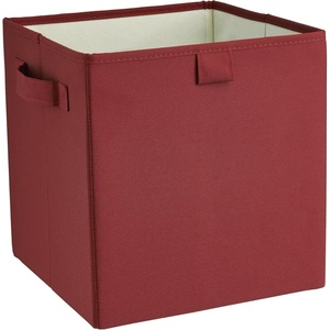ClosetMaid 16084 Premium 2-H &Le Storage Bin, Red(Red)