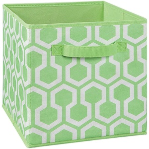 ClosetMaid 1843 Cubeicals Fabric Drawer, Green Hexagon(Green Hexagon)