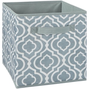 ClosetMaid 1843 Cubeicals Fabric Drawer, Green Hexagon(Iron Gate Gray)