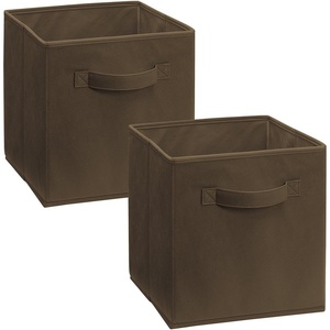 ClosetMaid 58701 Cubeicals Fabric Drawer, Hunter Green(Dark Brown)