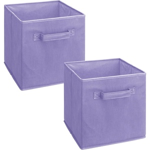 ClosetMaid 58701 Cubeicals Fabric Drawer, Hunter Green(Light Purple)